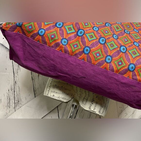 Kate McRostie Canvas Tote Handbag Peacock Design - Picture 7 of 13